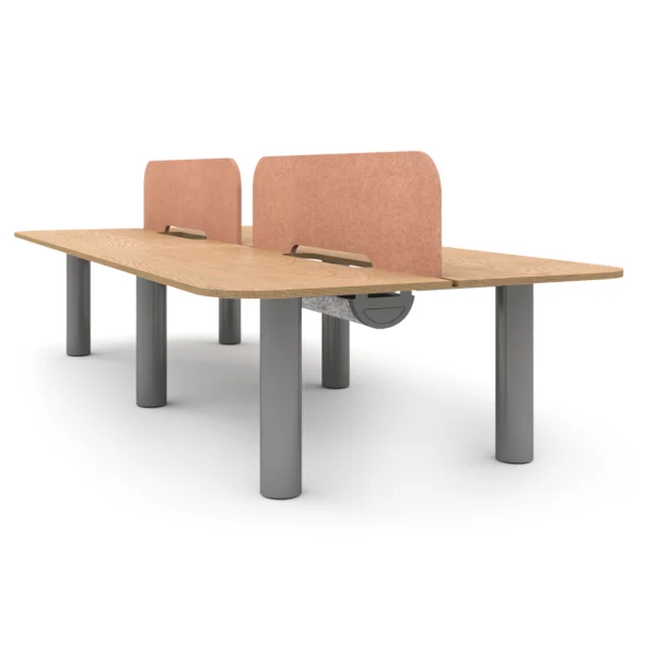 Column Workstation and Table System8 Column Workstation and Table System